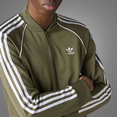 adidas sportjacke grün|Grun .